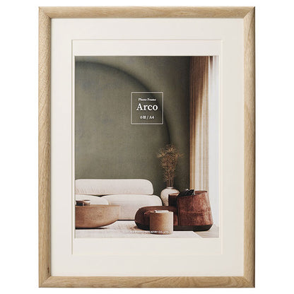 ハクバ FWAR-6NT フォトフレーム 木製 Arco 六切/A4サイズ ナチュラル