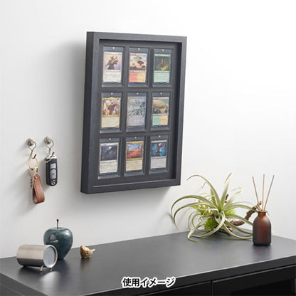 ハクバ FWTCG-01 トレーディングカード額 TCG-01 35pt×9枚用 ブラック