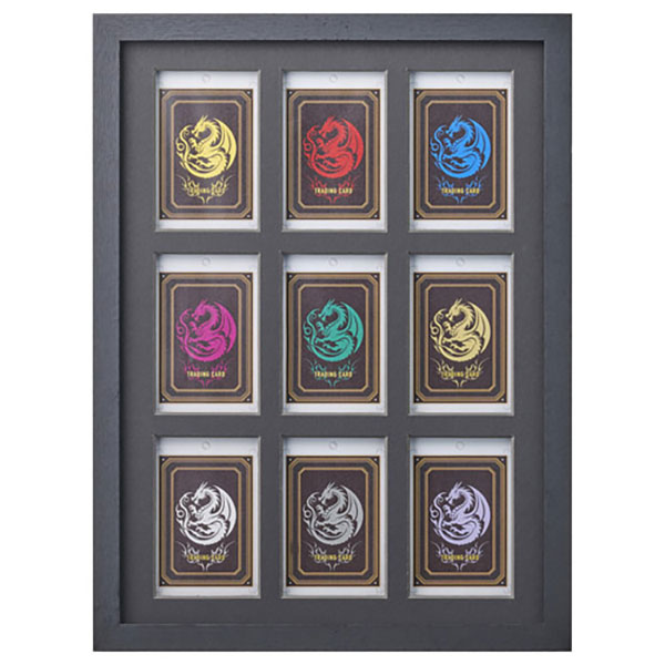 ハクバ FWTCG-01 トレーディングカード額 TCG-01 35pt×9枚用 ブラック