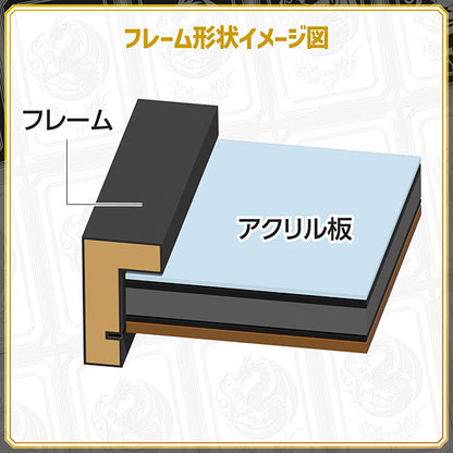 ハクバ FWTCG-01-1BK トレーディングカード額 TCG-01 35pt×1 ブラック