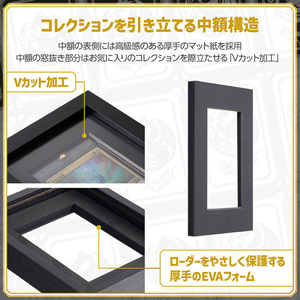 ハクバ FWTCG-01-1BK トレーディングカード額 TCG-01 35pt×1 ブラック