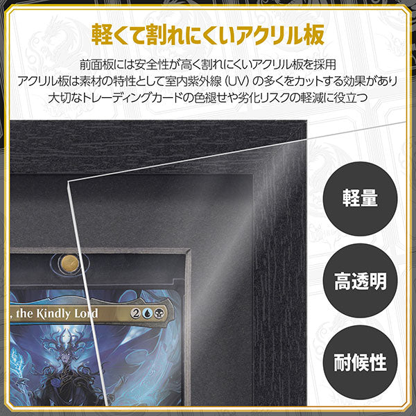 ハクバ FWTCG-01-1BK トレーディングカード額 TCG-01 35pt×1 ブラック