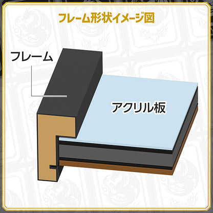 ハクバ FWTCG-01-5SBK トレーディングカード額 TCG-01 35pt×5(スクエア額) ブラック