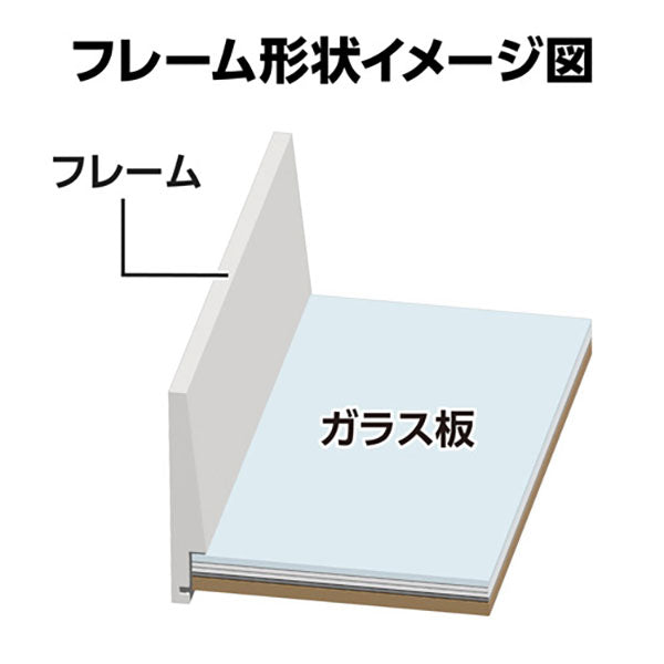 ハクバ FWTF-WT フォトフレーム Tiefe（ティーフェ） L／KG（ハガキ）／2L（カビネ）サイズ ホワイト