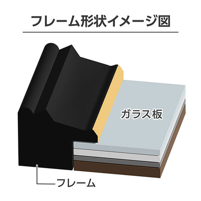 ハクバ FWIY-2L 肖像額縁 入山 2L判サイズ