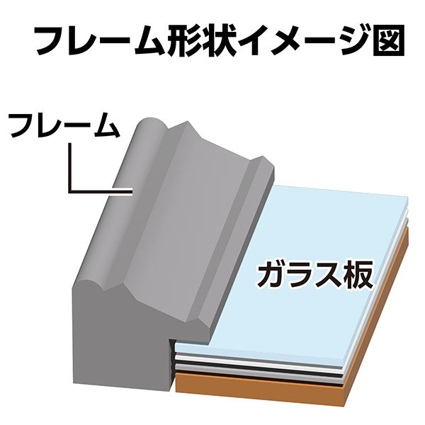 ハクバ FWIY-PCL 肖像額縁 入山 ハガキサイズ