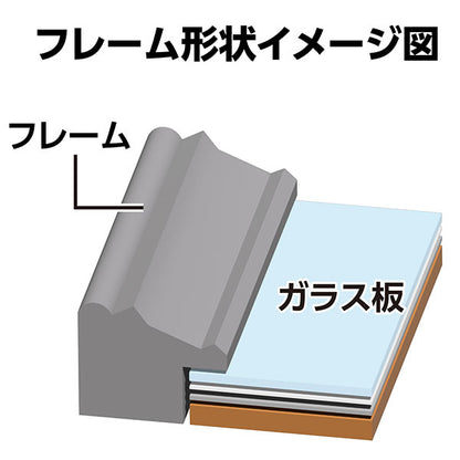 ハクバ FWIY-PCL 肖像額縁 入山 ハガキサイズ