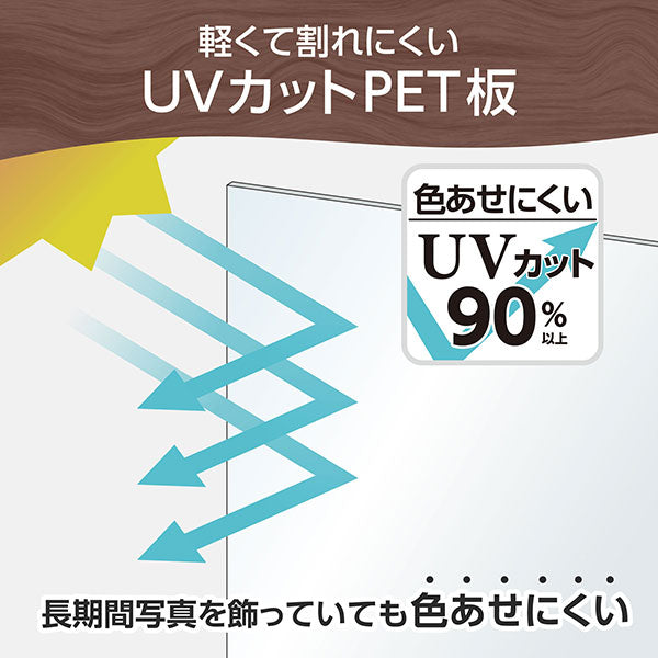 ハクバ FWPXP-BRA4 木製額縁 ピクスリアプラス A4/B5サイズ ブラウン