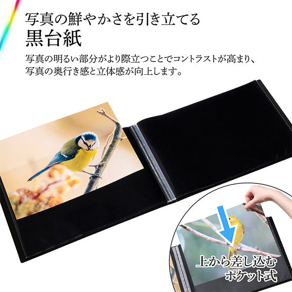ハクバ プロフェッショナルプリントアルバムV A4（ヨコ）サイズ 40枚収納
