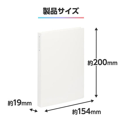 ハクバ ABTC-L80WT フォトアルバム ビュートクリア Lサイズ 80枚収納 ホワイト