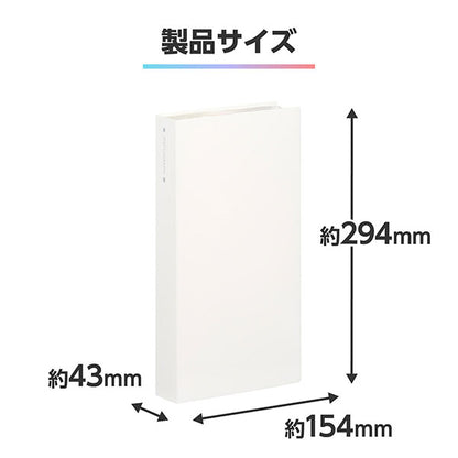 ハクバ ABTC-L300WT フォトアルバム ビュートクリア Lサイズ 300枚収納 ホワイト