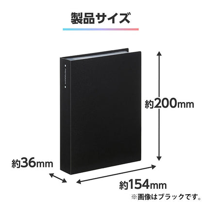 ハクバ ABTC-2L80WT フォトアルバム ビュートクリア 2Lサイズ 80枚収納 ホワイト