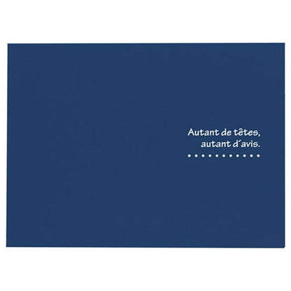 ハクバ MRCDO-2LY2NV 写真台紙 ランス ドゥ 2L（カビネ）サイズ 2面（ヨコ・ヨコ） ネイビー