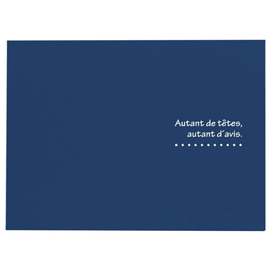 ハクバ MRCDO-2LY2NV 写真台紙 ランス ドゥ 2L（カビネ）サイズ 2面（ヨコ・ヨコ） ネイビー