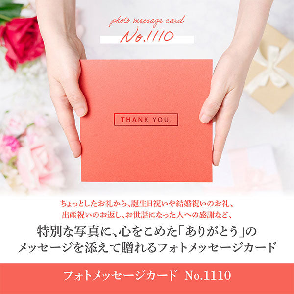 ハクバ M1110-SQL2RD フォトメッセージカード No.1110 Lサイズ レッド