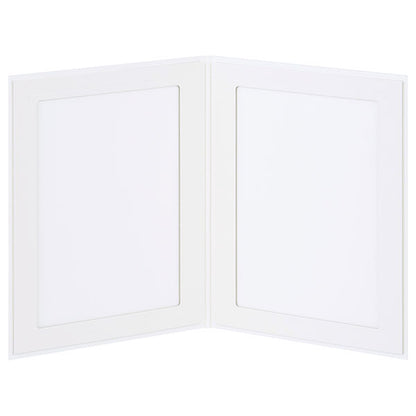 ハクバ MRCGC-2L2TWT フォトメッセージカード ランス グラース 2Lサイズ 2面 タテ ホワイト