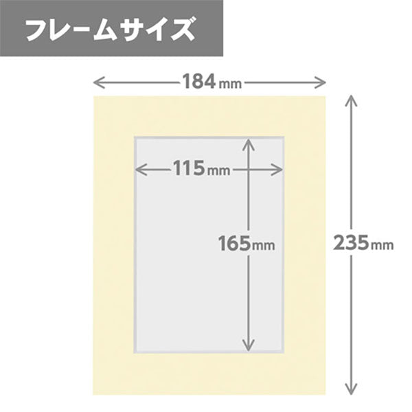 ハクバ MICPS-2LCR インサート カラーペーパースタンド 2L クリーム