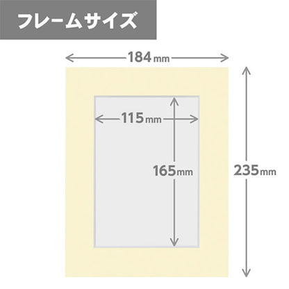 ハクバ MICPS-2LCR インサート カラーペーパースタンド 2L クリーム