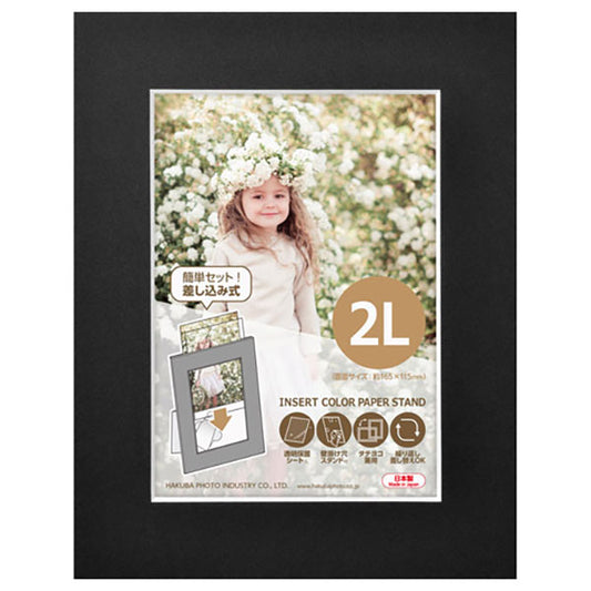 ハクバ MICPS-2LBK インサート カラーペーパースタンド 2L ブラック