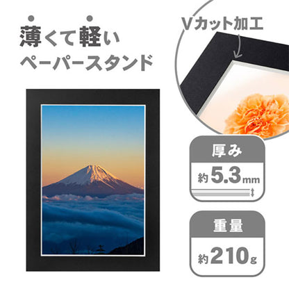 ハクバ MICPS-A4BK インサート カラーペーパースタンド A4 ブラック