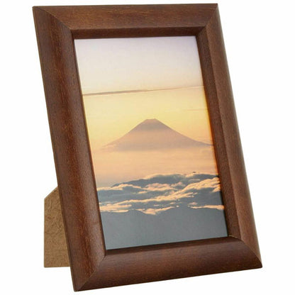 フジカラー 木製 写真立て デジフォトフレームD3 L判 ブラウン