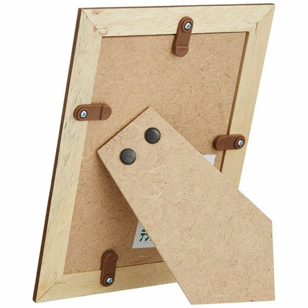 フジカラー 木製 写真立て デジフォトフレームD3 L判 ブラウン