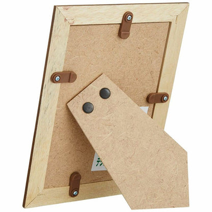 フジカラー 木製 写真立て デジフォトフレームD3 L判 ブラウン