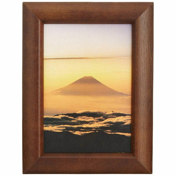 フジカラー 木製 写真立て デジフォトフレームD3 L判 ブラウン