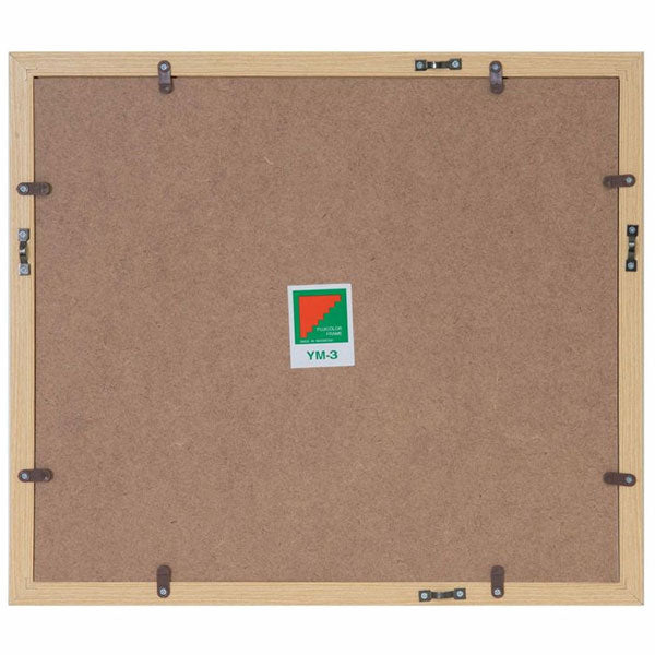 フジカラー YM-3 アクリルフレーム 木製額縁 4切 木地
