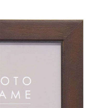 フジカラー 4512TL 木製フォトスタンド Lサイズ 2面 ブラウン