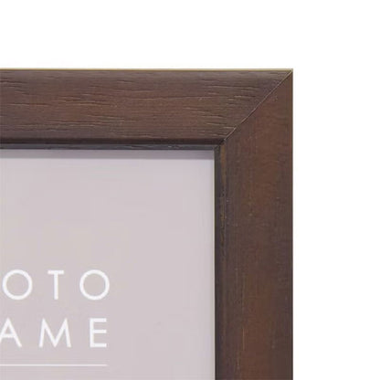 フジカラー 4612TK 木製フォトスタンド 2Lサイズ 2面 ブラウン