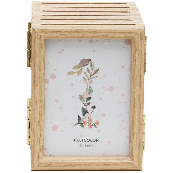 フジカラー リンクフレーム チェキHL6連 ナチュラル