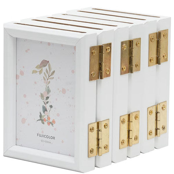 フジカラー リンクフレーム チェキHL6連 ホワイト