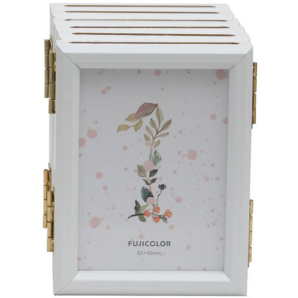 フジカラー リンクフレーム チェキHL6連 ホワイト