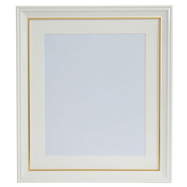 フジカラー 肖像額縁 無反射PET仕様 写真四切 パールホワイト