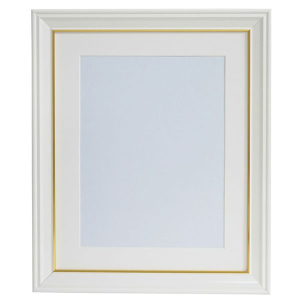 フジカラー 肖像額縁 無反射PET仕様 A4 パールホワイト