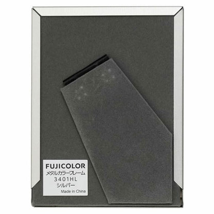 フジカラー 3401HL メタルカラーフレーム HL/チェキ用 シルバー