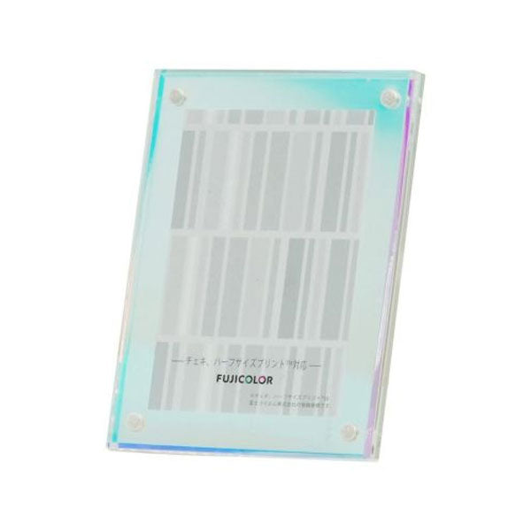 フジカラー アクリルフレーム レインボー HL チェキ・ハーフサイズ
