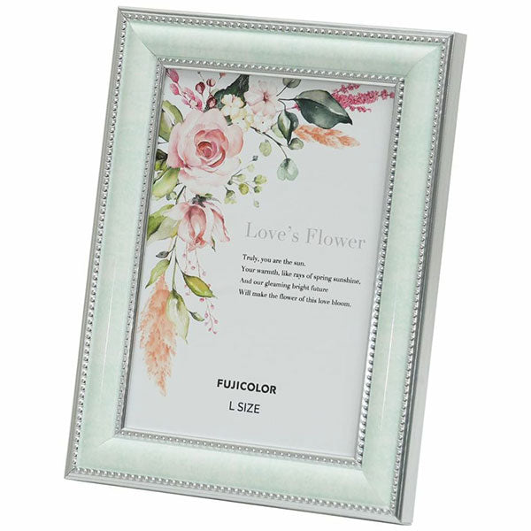 《12月5日発売予定》 フジカラー マーブルカラーフレーム 2701L Lサイズ ミントグリーン 【予約】