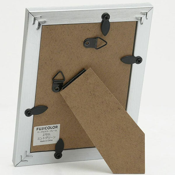 《12月5日発売予定》 フジカラー マーブルカラーフレーム 2701L Lサイズ ミントグリーン 【予約】