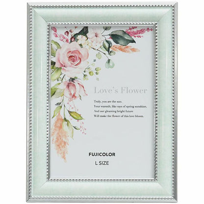 《12月5日発売予定》 フジカラー マーブルカラーフレーム 2701L Lサイズ ミントグリーン 【予約】