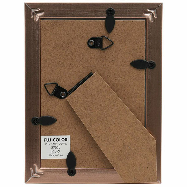 《12月5日発売予定》 フジカラー マーブルカラーフレーム 2702L Lサイズ ピンク 【予約】