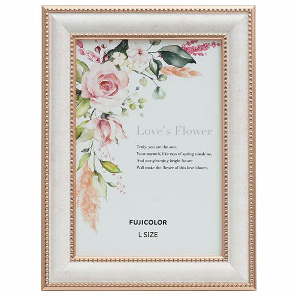 《12月5日発売予定》 フジカラー マーブルカラーフレーム 2702L Lサイズ ピンク 【予約】