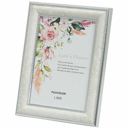 《12月5日発売予定》 フジカラー マーブルカラーフレーム 2703L Lサイズ ホワイト 【予約】