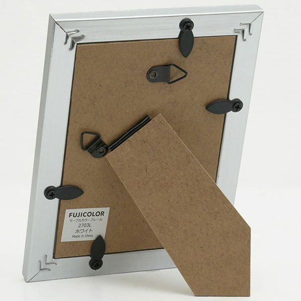 《12月5日発売予定》 フジカラー マーブルカラーフレーム 2703L Lサイズ ホワイト 【予約】