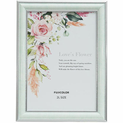 《12月5日発売予定》 フジカラー マーブルカラーフレーム 2801K 2Lサイズ ミントグリーン 【予約】