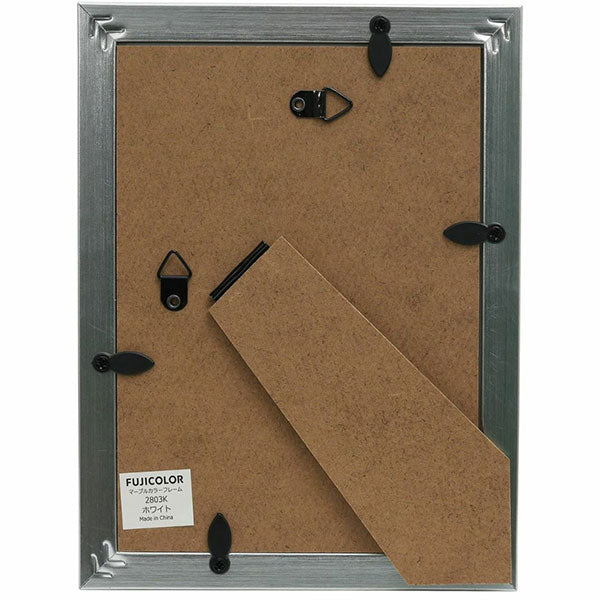 《12月5日発売予定》 フジカラー マーブルカラーフレーム 2803K 2Lサイズ ホワイト 【予約】