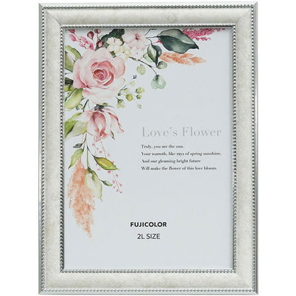 《12月5日発売予定》 フジカラー マーブルカラーフレーム 2803K 2Lサイズ ホワイト 【予約】