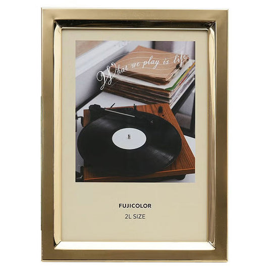 フジカラー メタルフレーム 3801K ゴールド 2Lサイズ