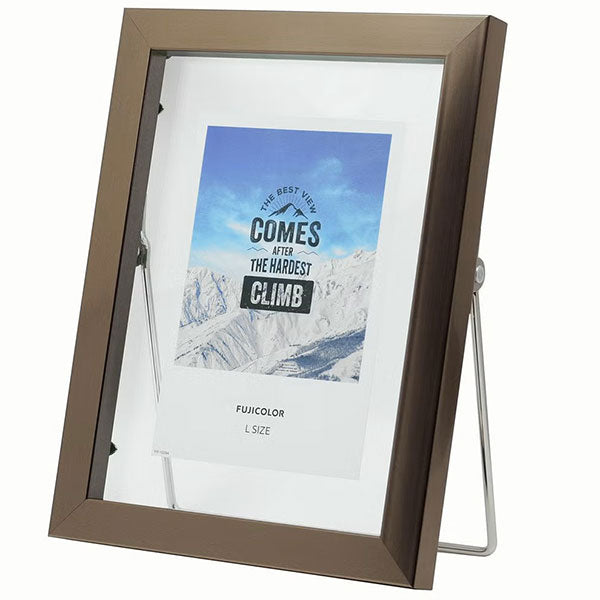 《3月6日発売予定》 フジカラー フローティーフレーム メタル調 L ブロンズ